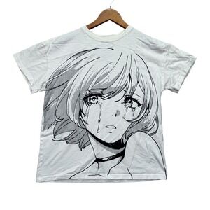 Authentic Animebae Collection 1 Sad Girls Tee T-Shirt Manga Hot Small Anime S